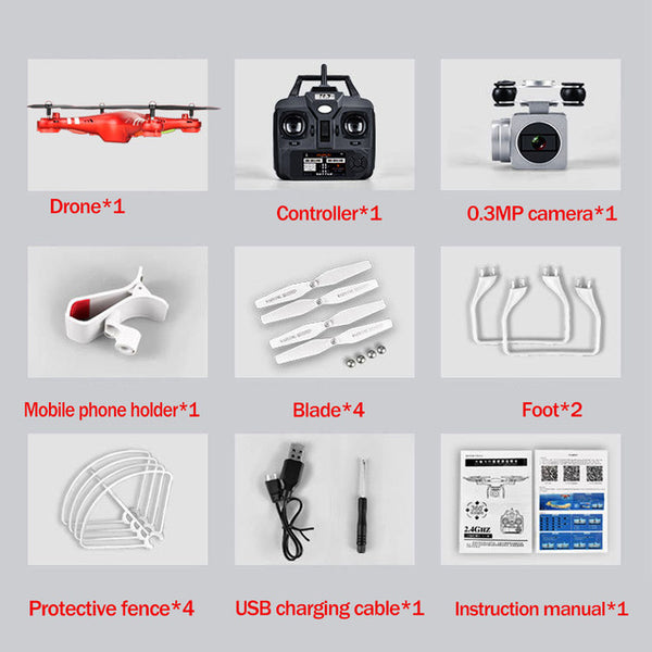 SH5 HD drone wide-angle HD 1080p Quadcopter